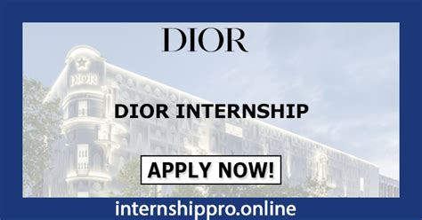 christian dior intern|dior summer internship.